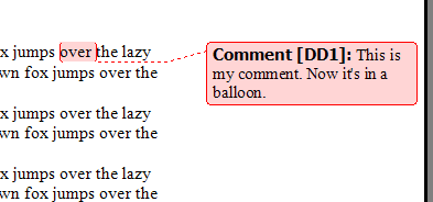 Book editing with BubbleCow - comment example