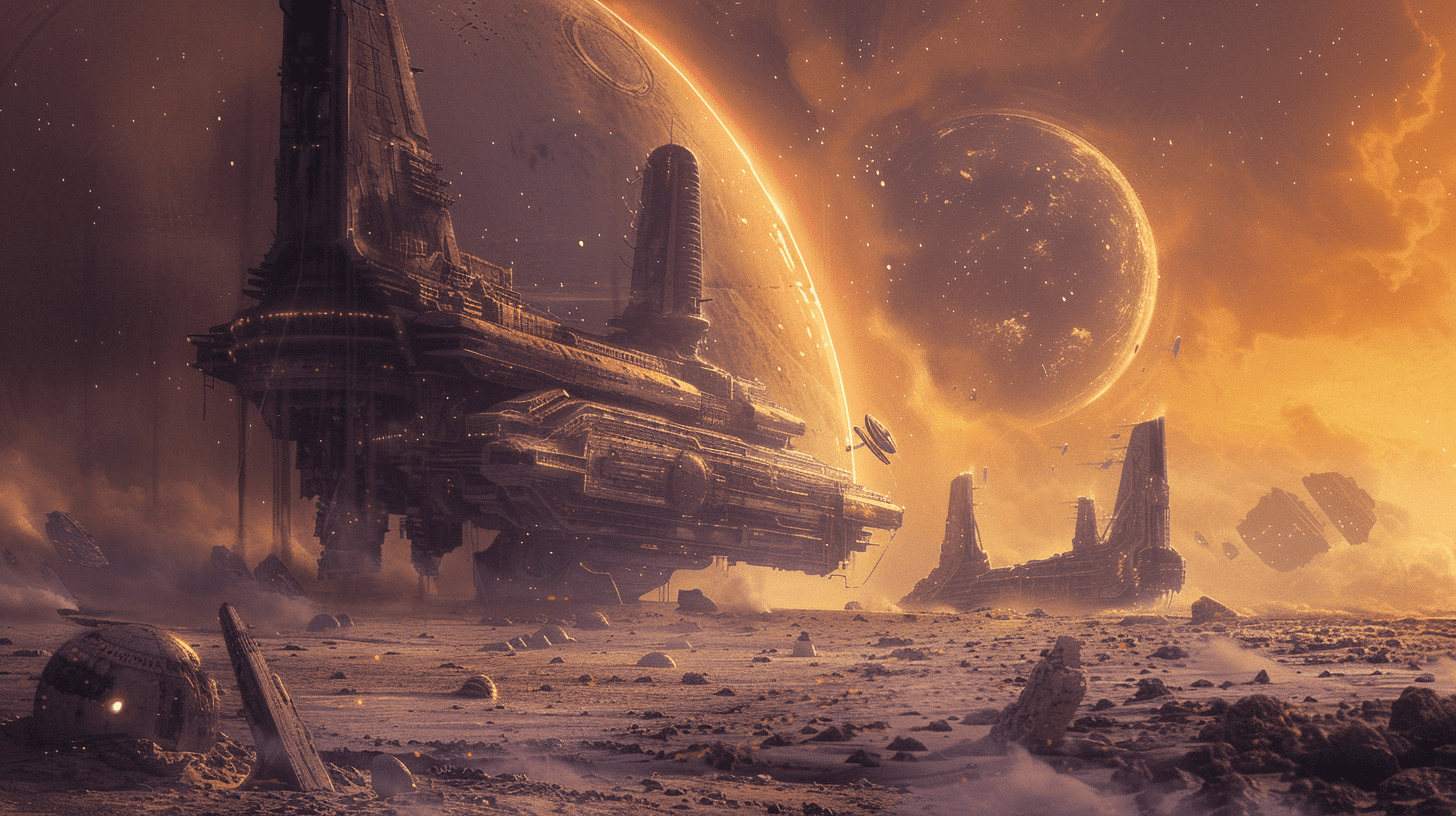 a graveyard for spaceships - speculative fiction writing prompt