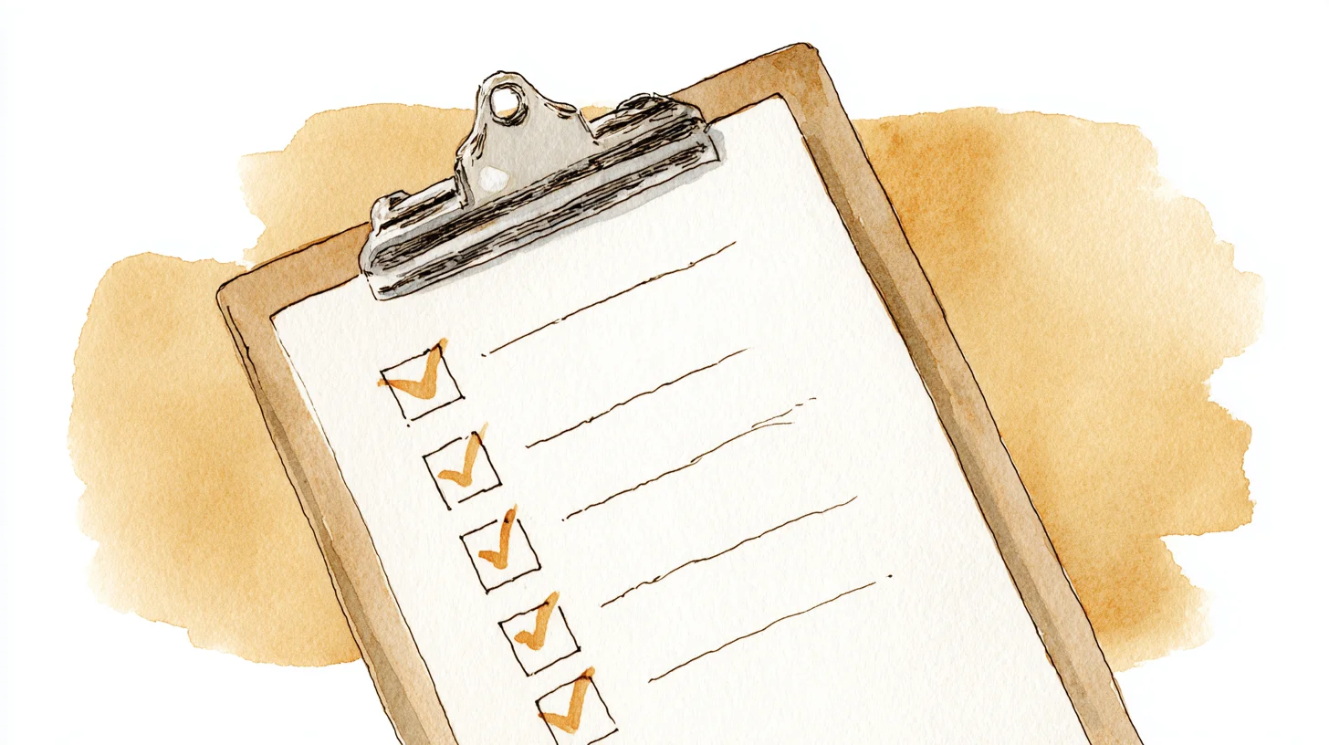 Self Editing Checklists